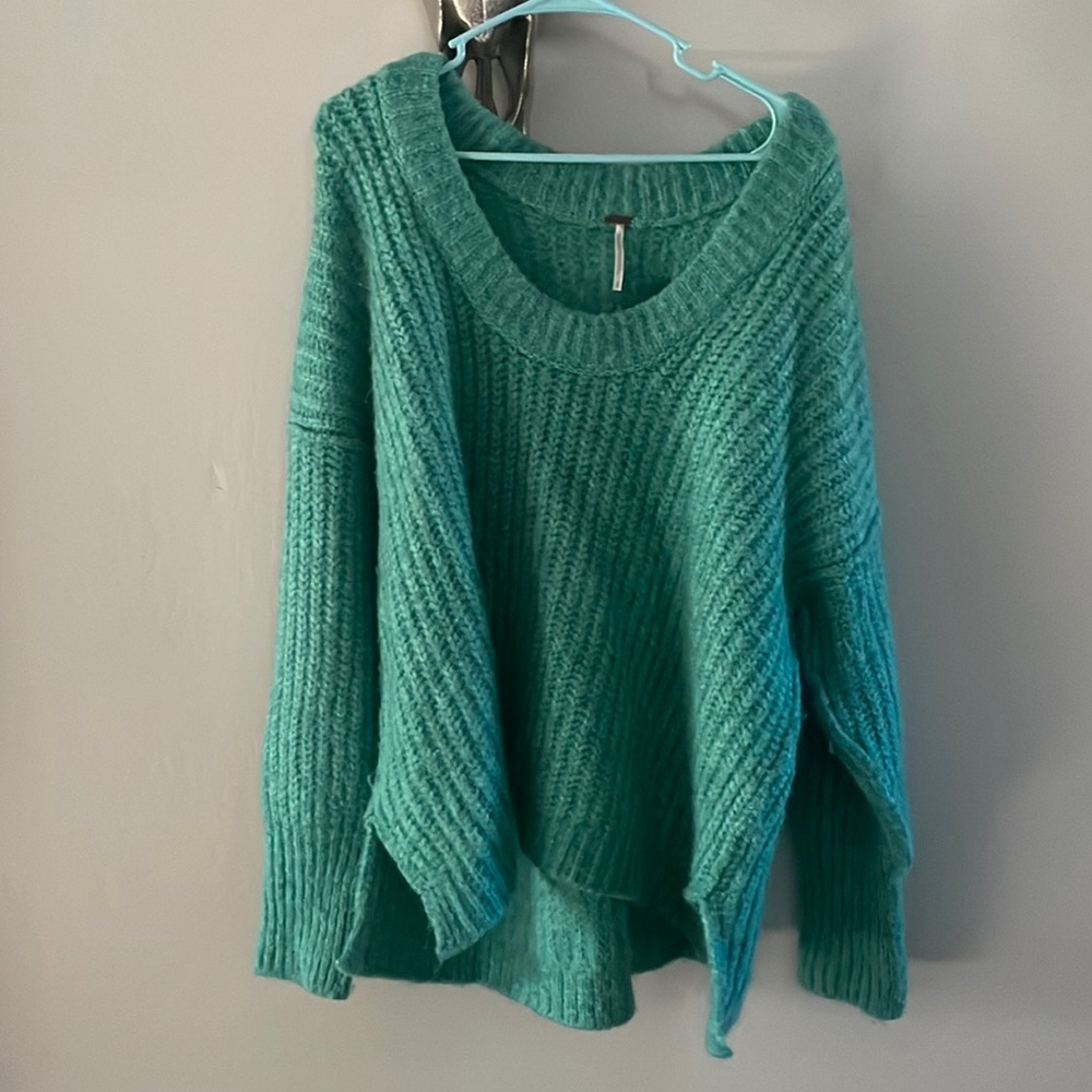 Free People oversized V-Neck Sweater